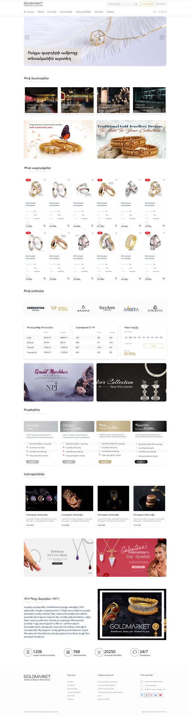 Jewelry marketplace development Jewelry marketplace development