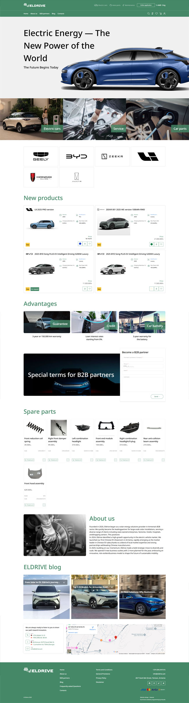 B2B, B2C ecommerce website development