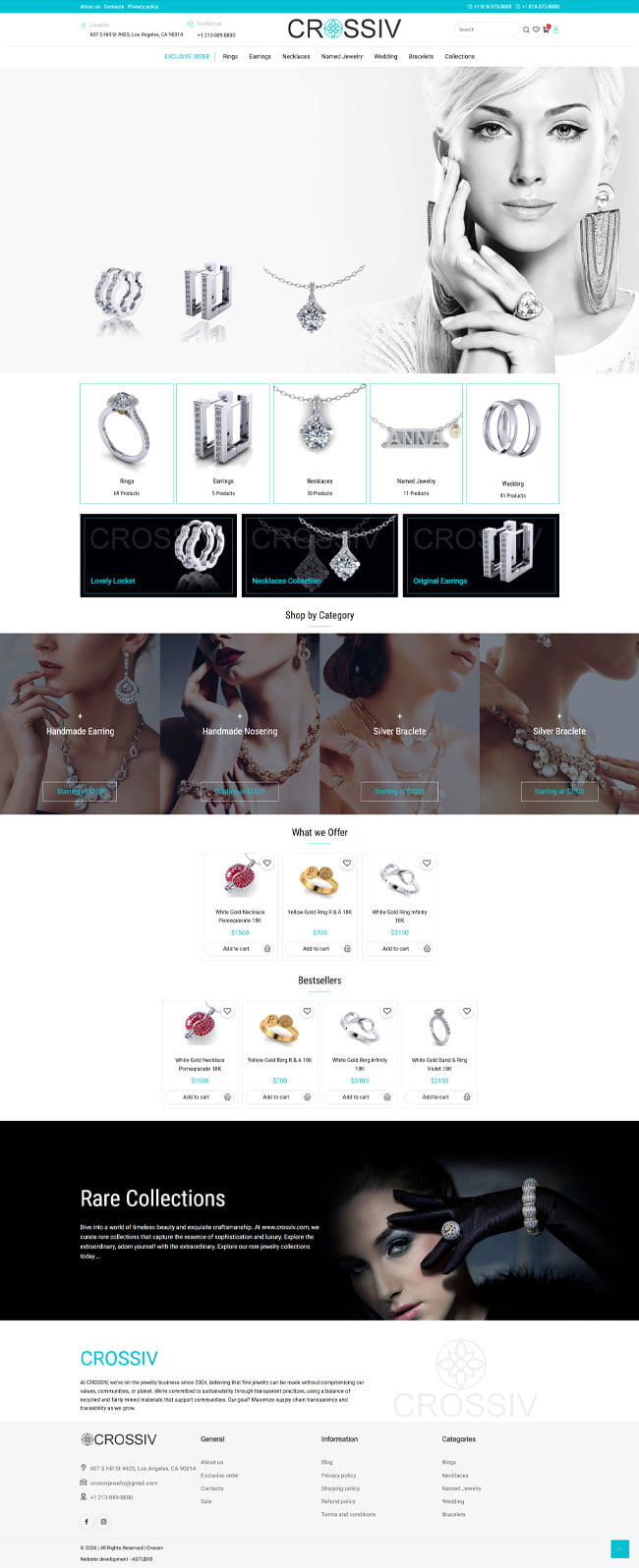Jewellery ecommerce website development