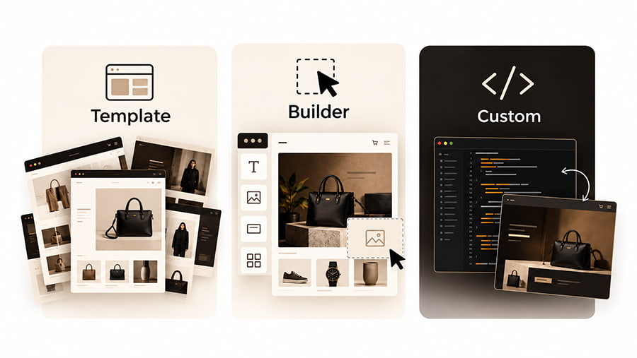 Online shop development
