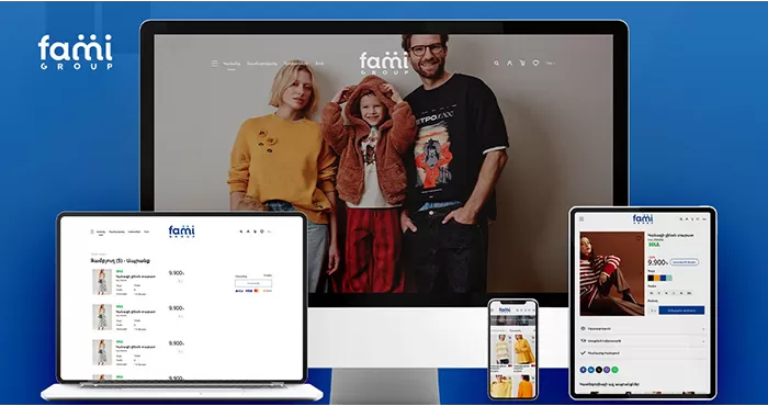 Creation of the Fami Group online store