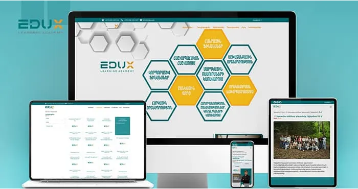 Website development for an educational center