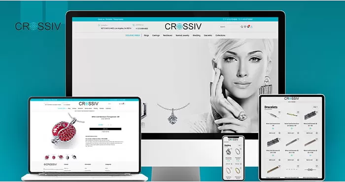 Jewellery ecommerce website development
