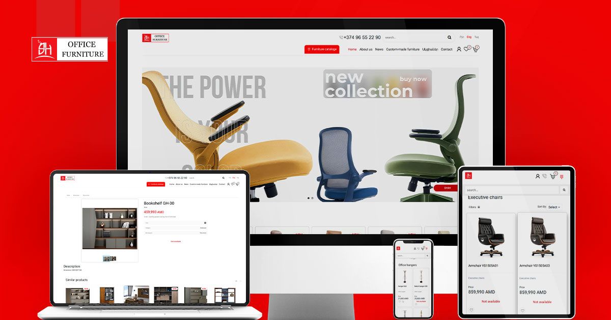 Furniture e-commerce website development | Astudio Portfolio