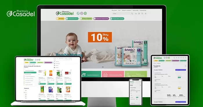 Online pharmacy shop development