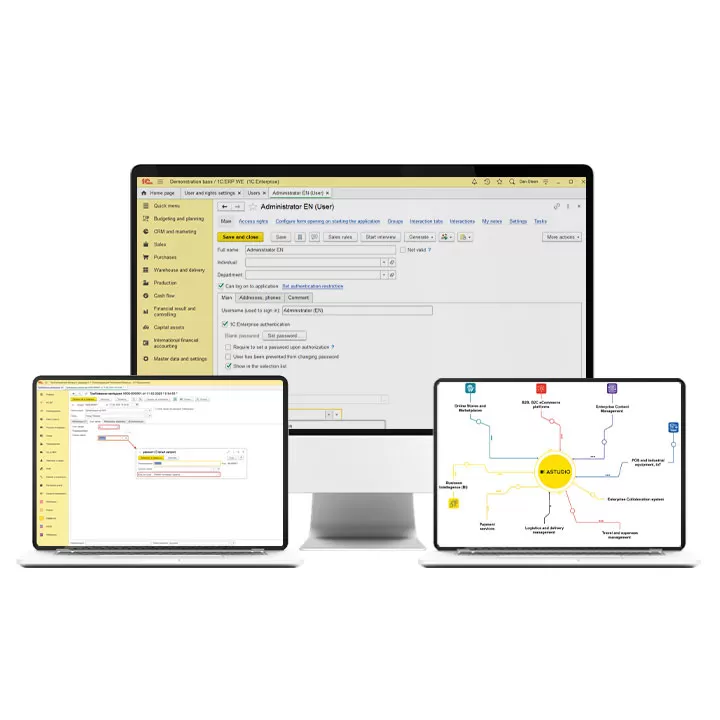 1C, ERP integration with online stores